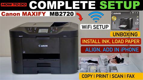 canon maxify printer setup.